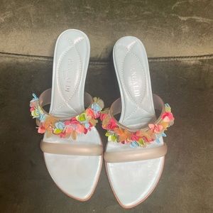Pancaldi women sandals with heels size 8